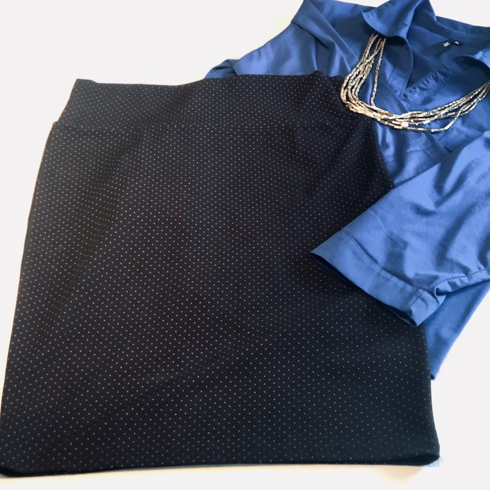 LuLaRoe Polka Dotted Cassie Skirt